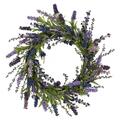 Nearly Natural 20 in. Lavender Wreath 4785